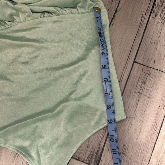 Free People Intimately Sky Mist Green / Mint Green 100 Ways Wrap Bodysuit - Size - Picture 12 of 16